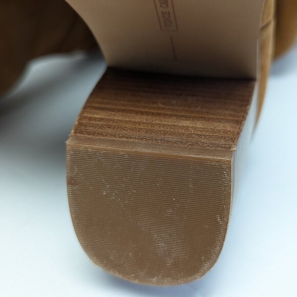 Vince Camuto Aprine Tall Slouch Boots, Golden Walnut, Women's 8.5 (Wide Calf) - Picture 9 of 10